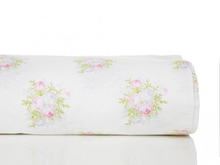 Пододеяльник из хлопка Pale Roses 160×220 см - image 2