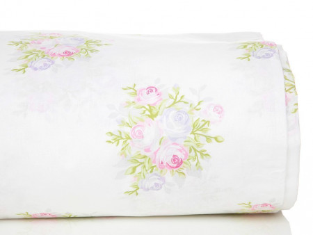 Пододеяльник из хлопка Pale Roses 160×220 см - image 4