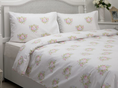 Пододеяльник из хлопка Pale Roses 200×220 см - image 1