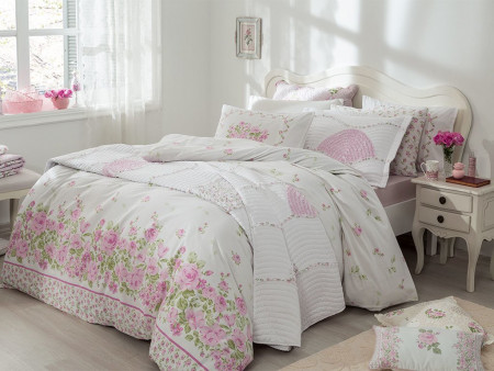 Пододеяльник из хлопка Rose Rain 200×220 см - image 1