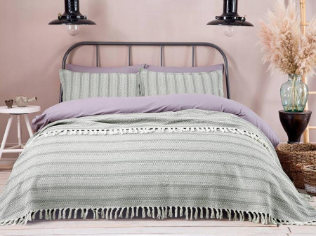 Покрывало для кровати Ethnic Liberty 240×260 см и наволочки 50х70 см - image 1