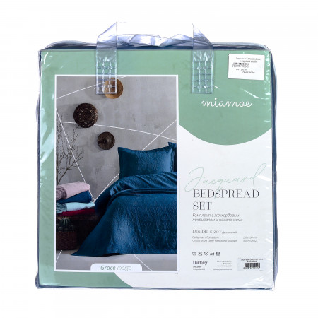 Покрывало MIAMOE Grace Indigo - image 2