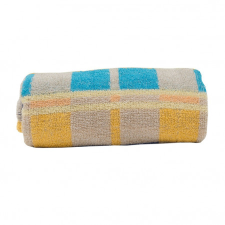 Полотенце махровое LUX HOME голубое в клетку - image 2