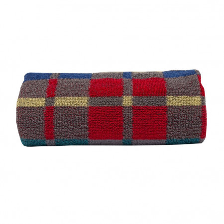 Полотенце махровое LUX HOME серое в клетку - image 3