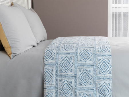 Простынь из хлопка Geostitch 160×235 см - image 1