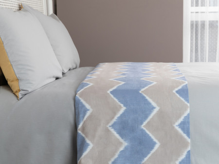 Простынь из хлопка Pure Ikat 160×235 см - image 1