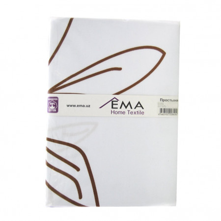 Простыня EMA AD-0849 с печатью 1-спальная - image 1