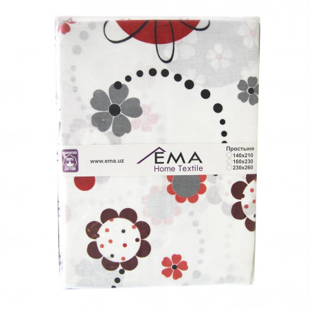 Простыня EMA AD-0849 с печатью 1-спальная - image 2