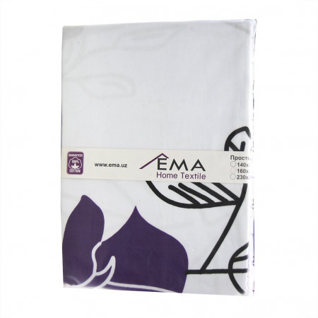 Простыня EMA AD-0849 с печатью 1-спальная - image 3
