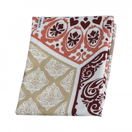 Простыня LUX HOME ранфорс белая Heart - image 1