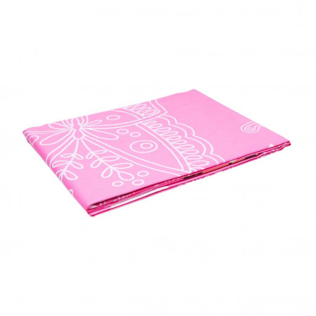 Простыня LUX HOME ранфорс розовая Butterfly - image 1