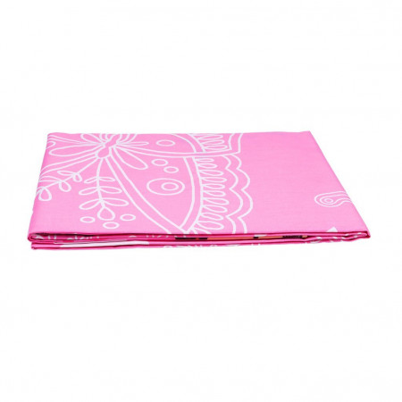 Простыня LUX HOME ранфорс розовая Butterfly - image 2