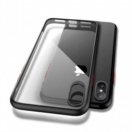 Противоударный чехол для Iphone Xs max Black - image 1