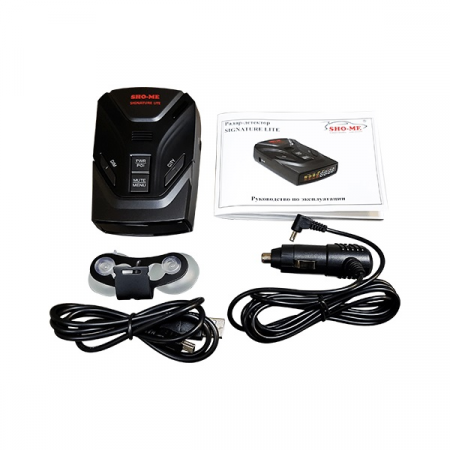Радар-детектор SHO-ME SIGNATURE LITE с GPS модулем - image 2