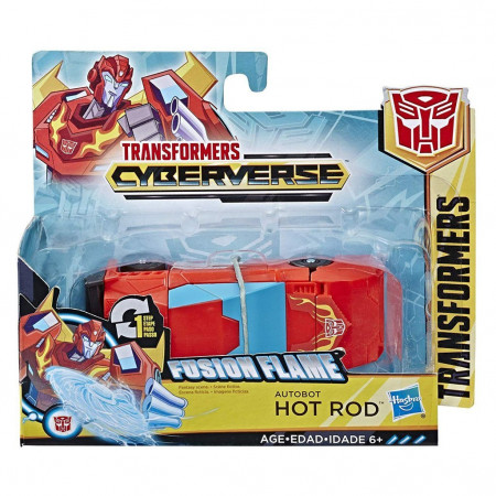 Робот HASBRO TRANSFORMERS Cyberverse 1 Step ast Hot Rod - image 6