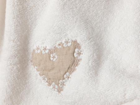 СЕРДЕЧНОЕ ПОЛОТЕНЦЕ С ВЫШИВКОЙ 30X45 CM ECR - image 2