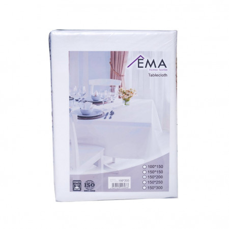 Скатерть EMA AD-0693 белая размер 150х200 - image 4
