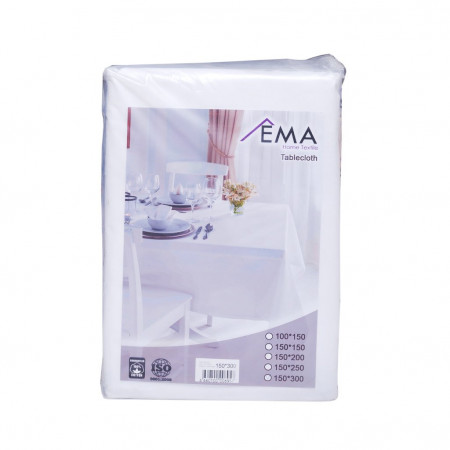 Скатерть EMA AD-0695 белая размер 150х300 - image 2