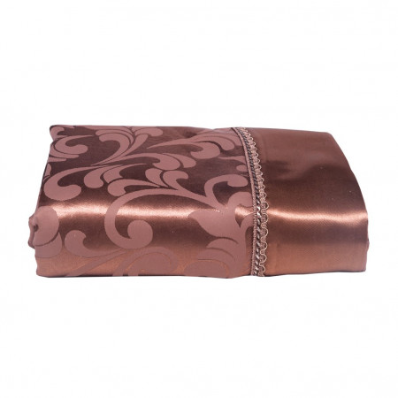 Скатерть Kinli коричневый с бортами - image 3