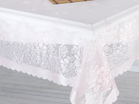 Скатерть Rosy Rain 145×145 см - image 2