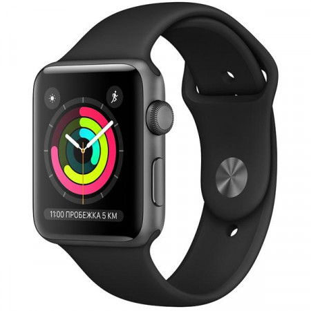 Смарт часы Apple Watch Series 3 42mm (GPS) White, Black - image 6