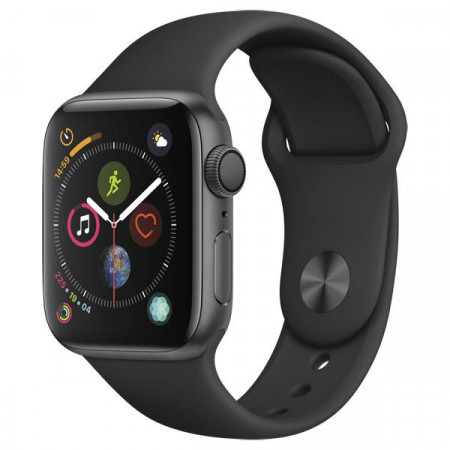 Смарт часы Apple Watch Series 4 40mm GPS + 4G Stainless Steel Black - image 1