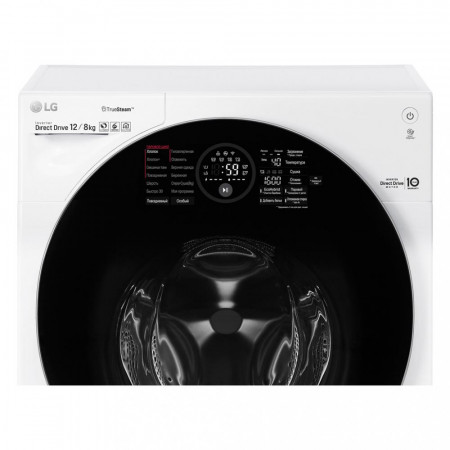 Стиральная машина LG FH-6G1BCH2N (Белая) (С сушкой+подача пара) 12 Кг - image 2