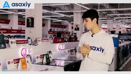 Стиральная машина LG FH4G1JCS2 (Белая) 10,5 Кг (Smart Diagnosis+Add Wash+Подача пара) - image 1