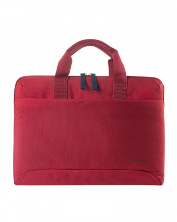 Сумка для ноутбука Tucano Smilza Super slim Bag PC 15.6 Black, Red - image 4