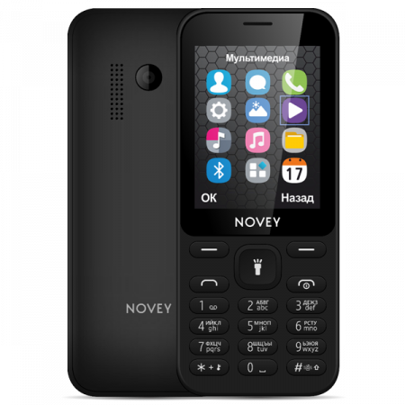 Телефон Novey 225 Jet Black - image 1