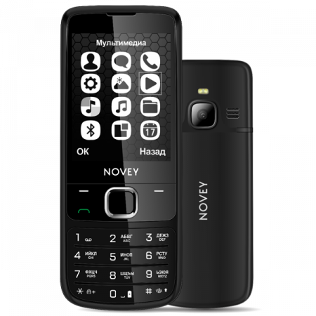 Телефон Novey N670 Gold, Black, Silver - image 2