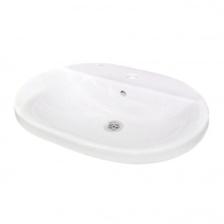 Умывальник IDEALSTANDARD CONNECT CTP BSN 62X46 WHITE 1TH OVAL - image 1