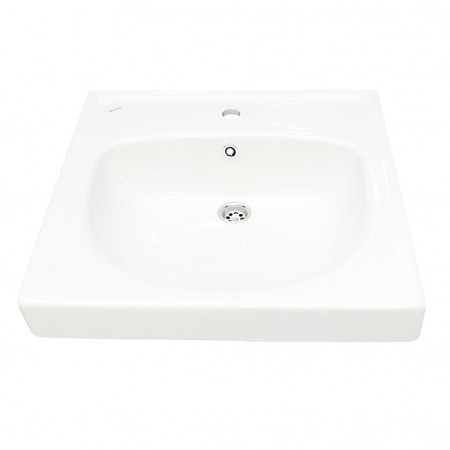 Умывальник VIDIMA SEVAMIX LAV. 60X60 1TH WHITE - image 1