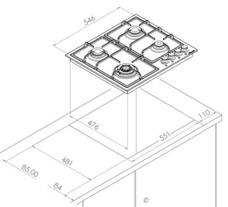 Варочная панель Monsher MHG 62X - image 1