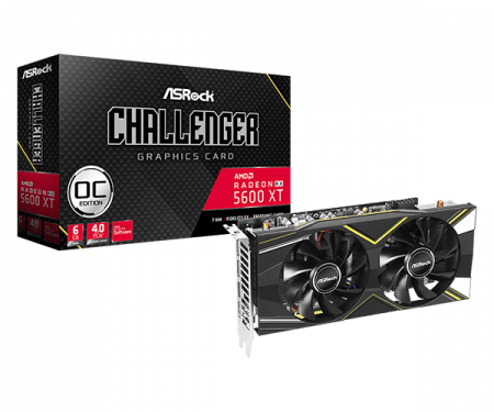 Видеокарта ASRock Radeon RX 5600 XT 1420MHz PCI-E 4.0 6144MB 14000MHz 192 bit HDMI 3xDisplayPort HDCP Challenger D OC 3.6 - image 3