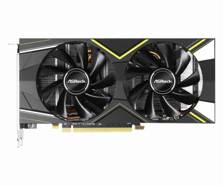 Видеокарта ASRock Radeon RX 5600 XT 1420MHz PCI-E 4.0 6144MB 14000MHz 192 bit HDMI 3xDisplayPort HDCP Challenger D OC 3.6 - image 1