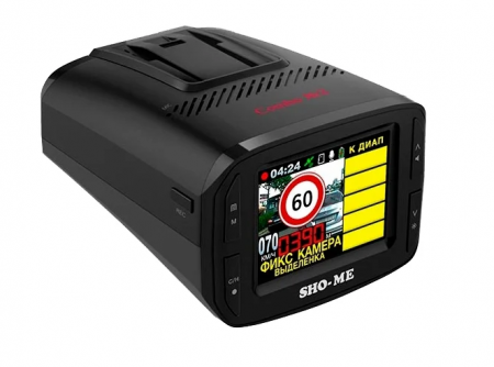 Видеорегистратор с радар-детектором SHO-ME Combo №3 iCatch, GPS, ГЛОНАСС - image 2
