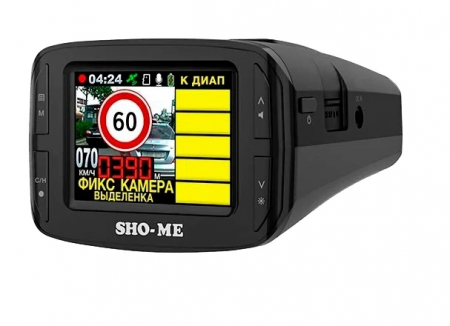 Видеорегистратор с радар-детектором SHO-ME Combo №3 iCatch, GPS, ГЛОНАСС - image 3