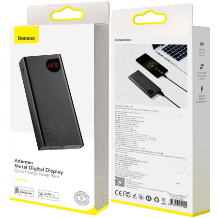 Внешний аккумулятор Baseus 20000mAh PPIMDA A0A - image 1