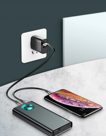 Внешний аккумулятор Baseus PPALL LG01 20000mAh Black - image 1