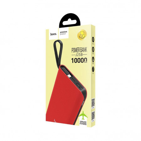 Внешний аккумулятор Hoco J25B (10000mAh) red - image 3