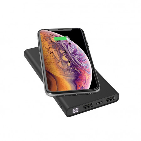 Внешний аккумулятор Hoco J37 wireless (10000mAh) black - image 4