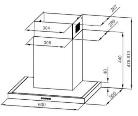 Вытяжка MONSHER COCOS 60 B - image 4