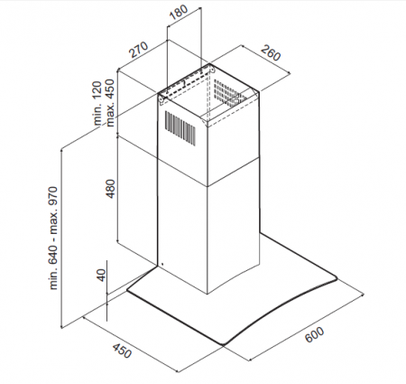 Вытяжка MONSHER FLY 60 X - image 4