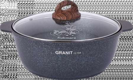 Жаровня Kukmara 4л со стекл. крышкой жгг41а - image 1