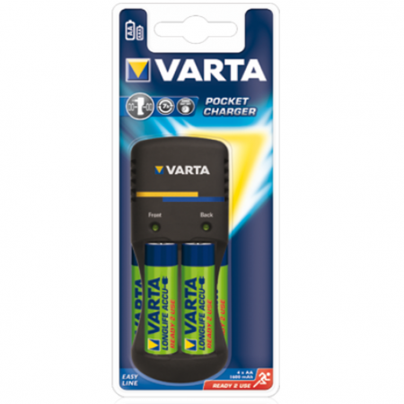Зарядное устройство VARTA EE Pocket 57662 1*BL + 4xAA 2700 mAh - image 1