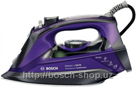  Bosch Утюг Bosch TDA703021T с пароувлажнением Sensixx´x DA70 TextileProtect - image 1