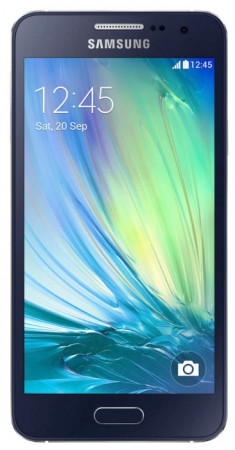 Смартфон Samsung Galaxy A3 black A300 - image 1