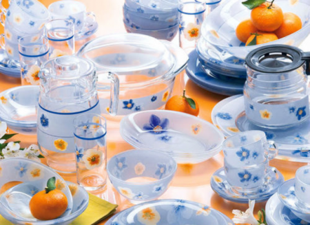  Luminarc Столовый сервиз Luminarc Poeme blue 66 J6520 - image 1