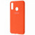 Чехол Silicone cover для Samsung Galaxy A20S, оранжевый